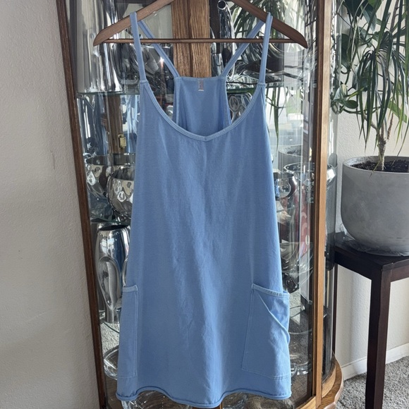 Free People Hot Shot Mini Dress - Oxford Blue - Picture 5 of 9